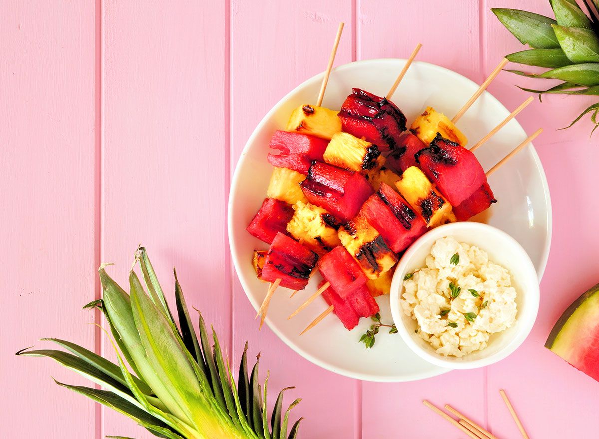 grilled watermelon pineapple