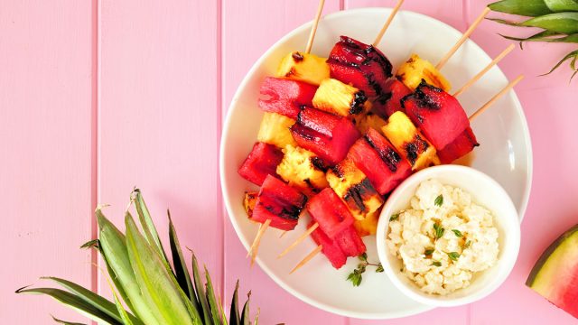 grilled watermelon pineapple
