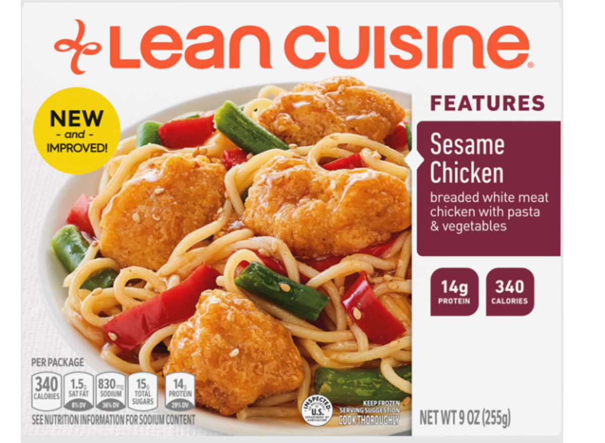 lean cuisine sesame chicken