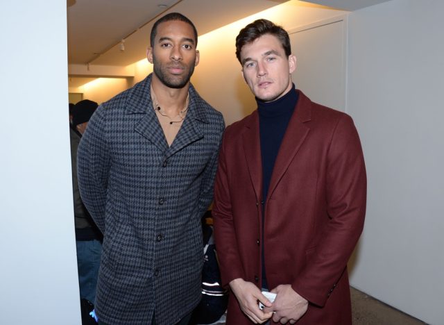 matt james and tyler cameron at fashion week