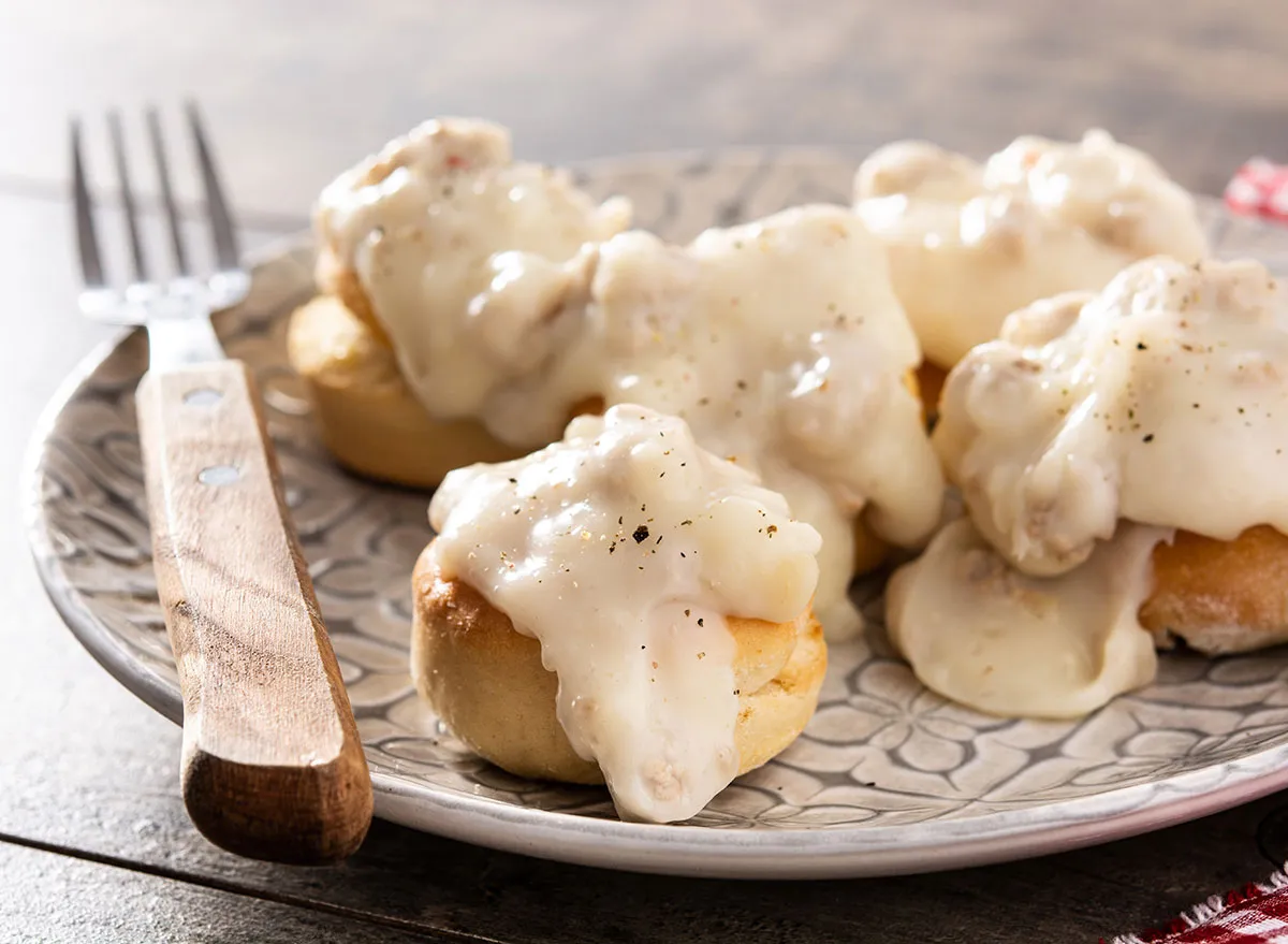 11 Breakfast Chains That Serve the Best Biscuits & Gravy