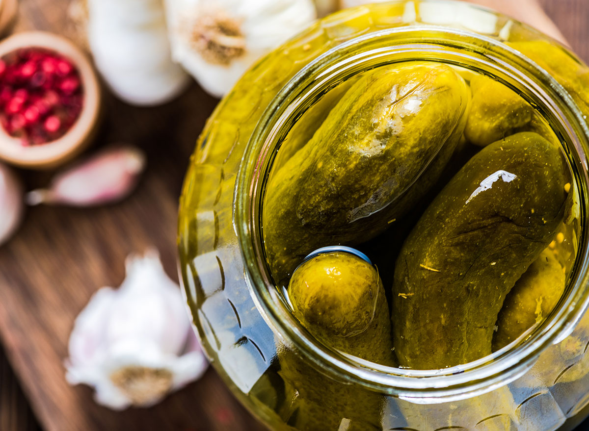 One Major Side Effect of Eating Pickles, Say Experts