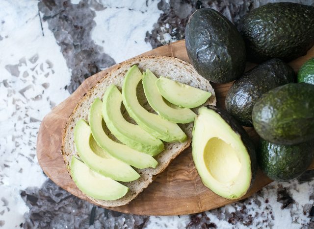 sliced avocado