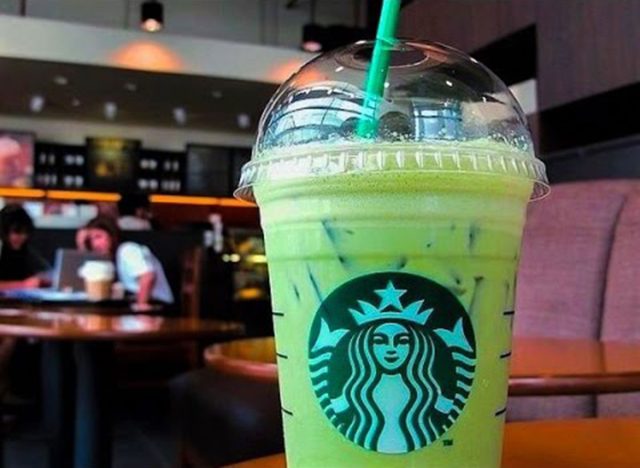 starbucks iced green tea