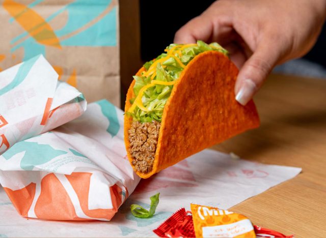 taco bell doritos locos taco