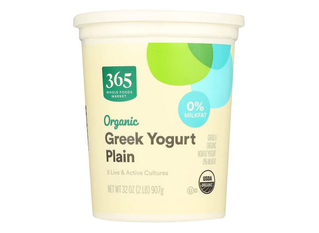 365 organic greek yogurt