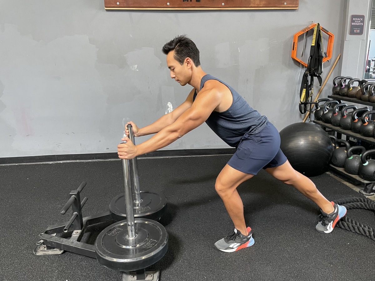 sled push workout