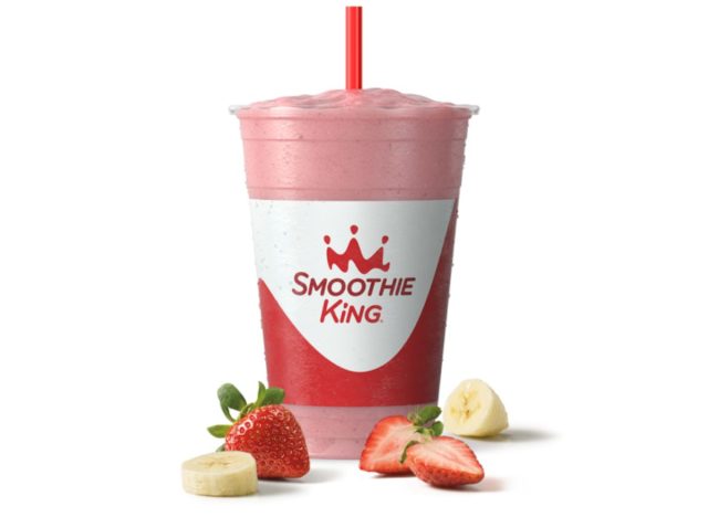 Smoothie King 'The Hulk' Strawberry Smoothie
