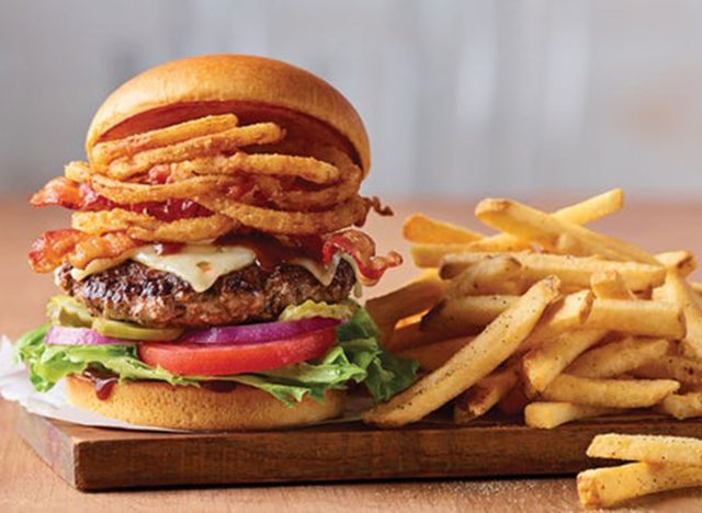 applebees whiskey bacon burger