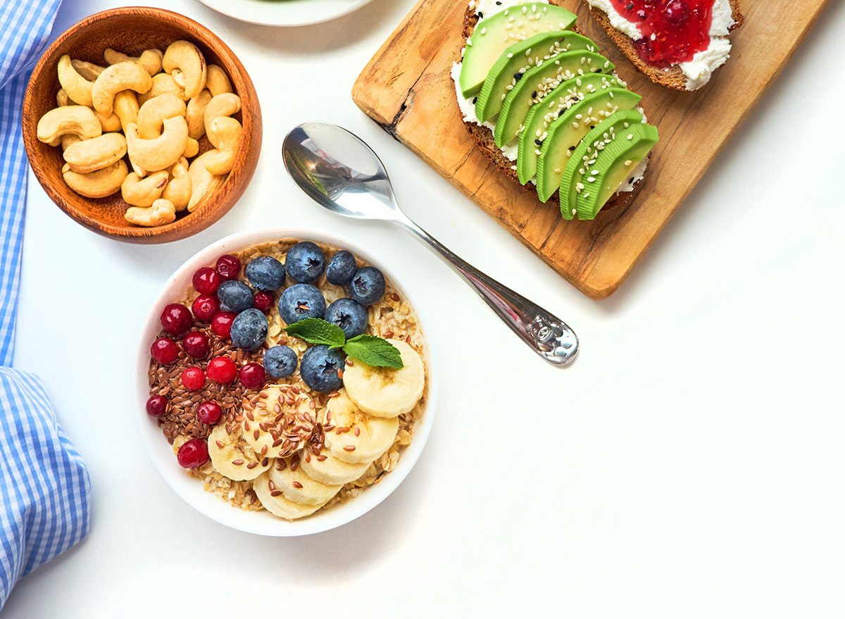 avocado toast oatmeal