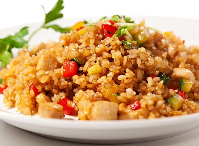 chicken vegetable fried rice