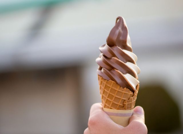 chocolate soft serve