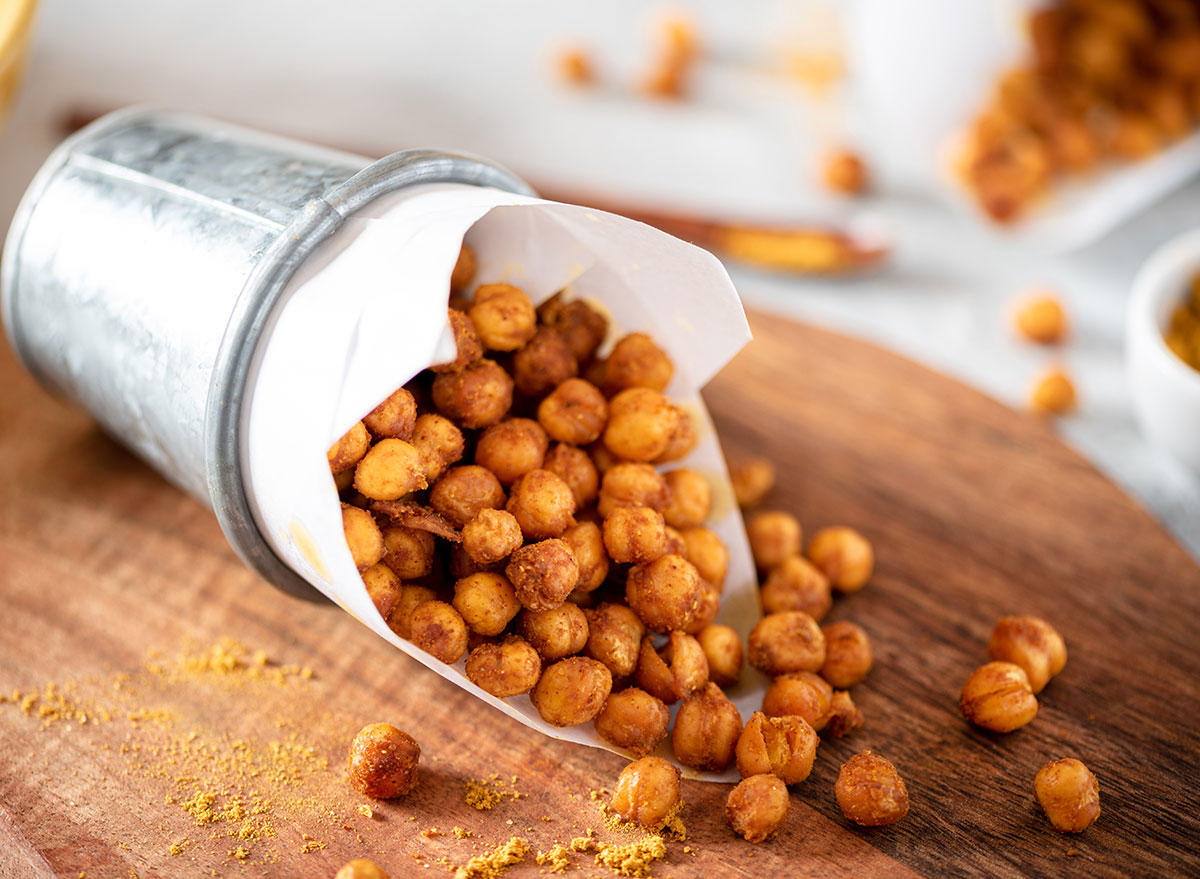 dry roasted chickpeas