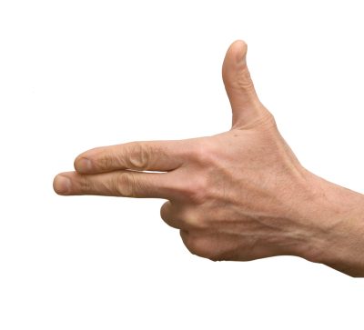 finger pistol gesture
