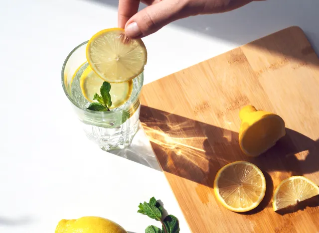 lemon water