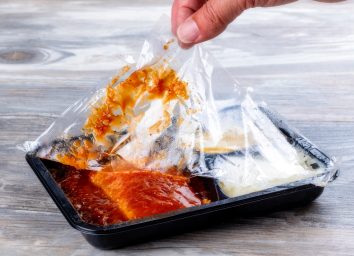 microwave frozen chicken dinner