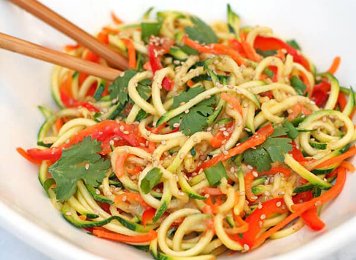 miso zucchini noodles