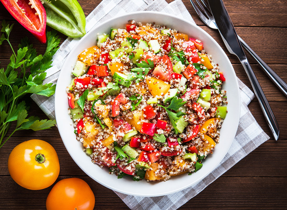 quinoa tomato salad