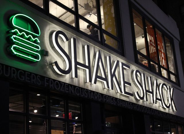 Shake the shack sign