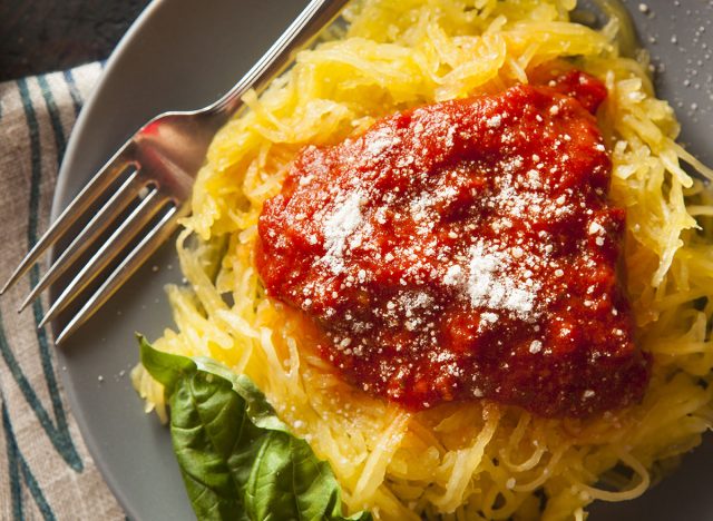 spaghetti squash pasta