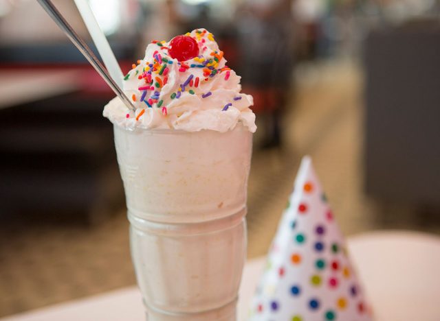 steak n shake birthday cake milkshake