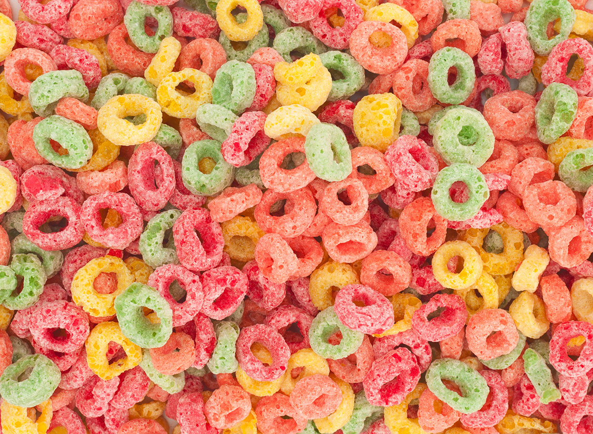 sugary cereal