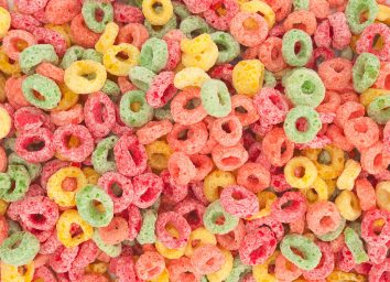 sugary cereal