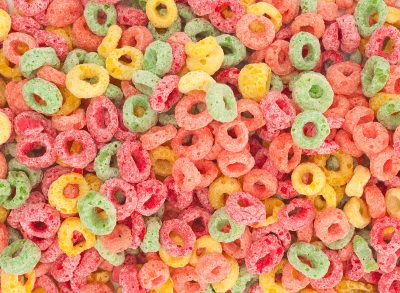 sugary cereal