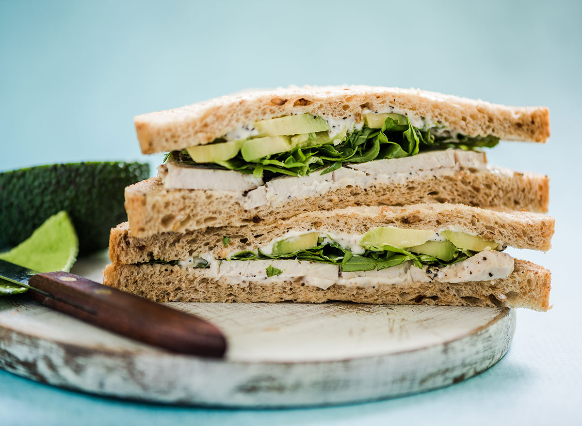 turkey avocado sandwich