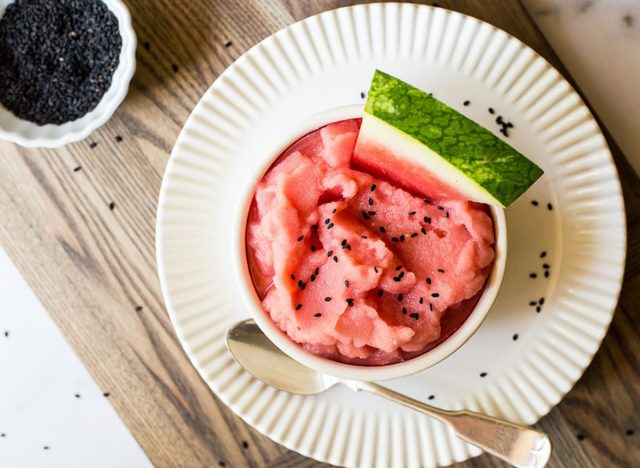 watermelon creamsicle smoothie bowl