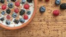 yogurt flax seeds berries