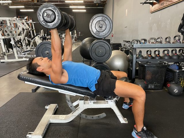 incline dumbbell bench press