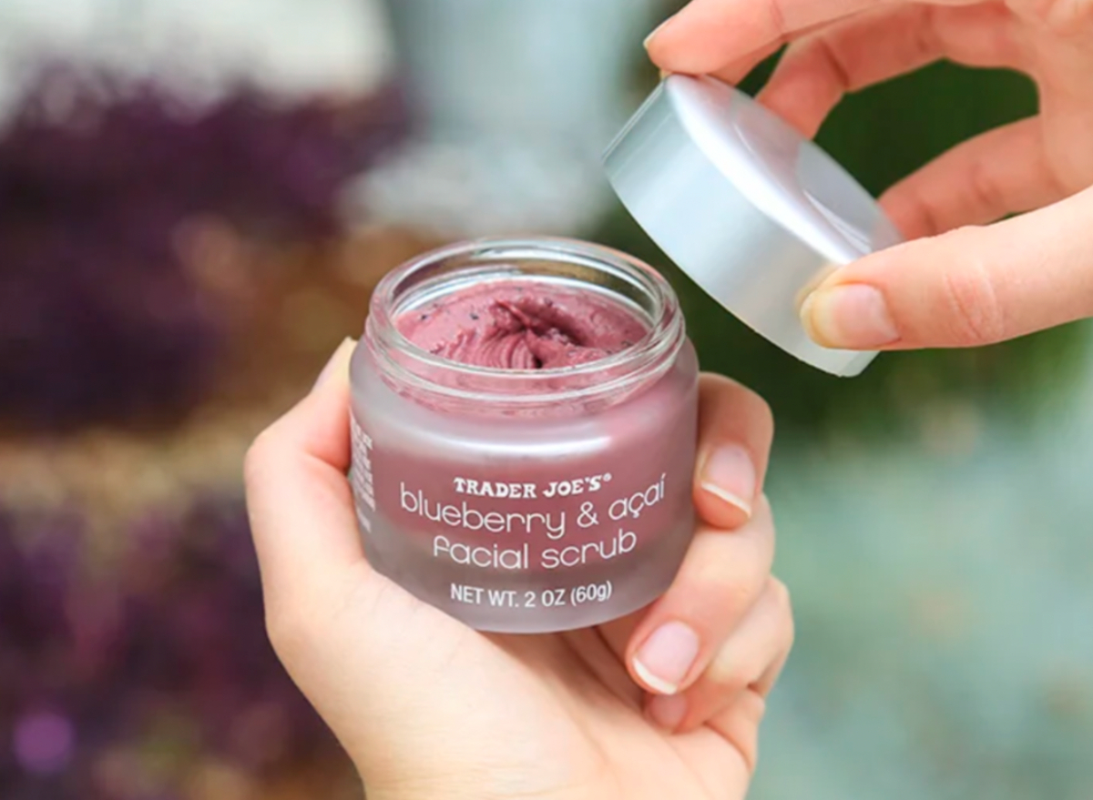 Trader Joe's Blueberry Açaí Facial Scrub