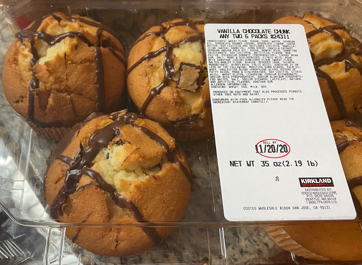 Costco Vanilla Chocolate Chunk Muffins