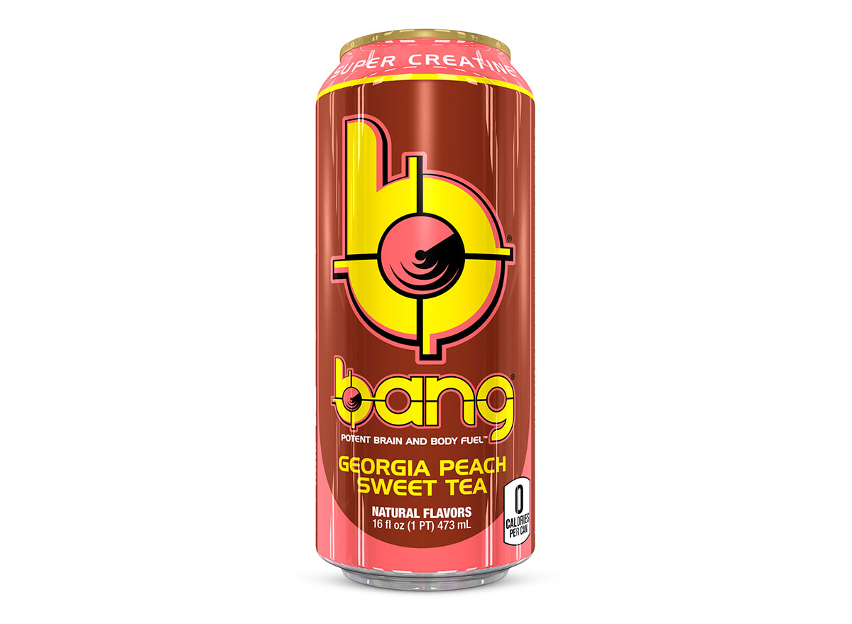 bang georgia peach sweet tea energy drink