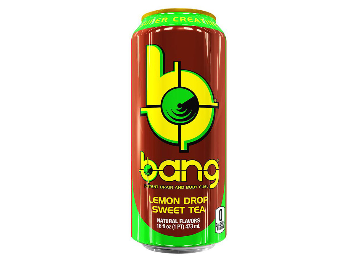 bang lemon drop sweet tea energy drink