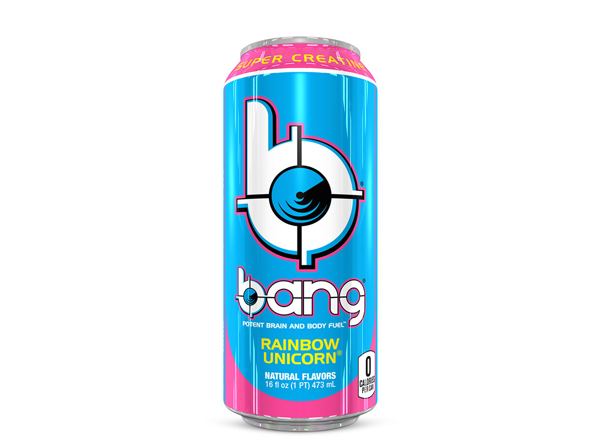 bang rainbow unicorn energy drink