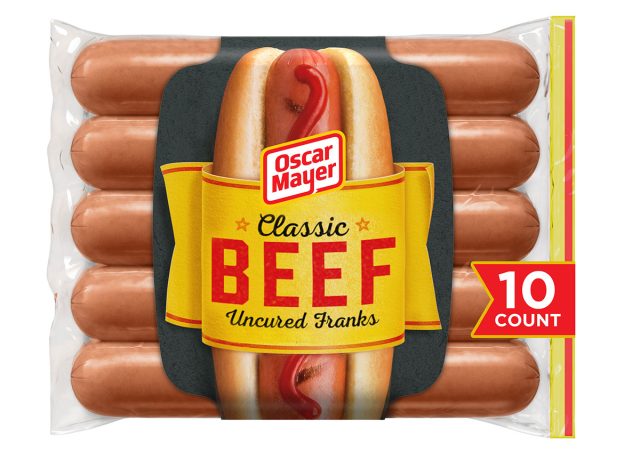 beef hot dogs