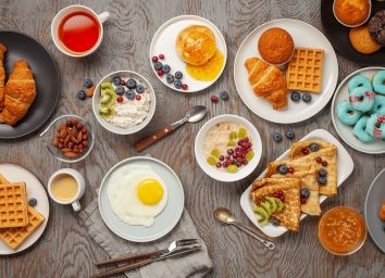 breakfast table