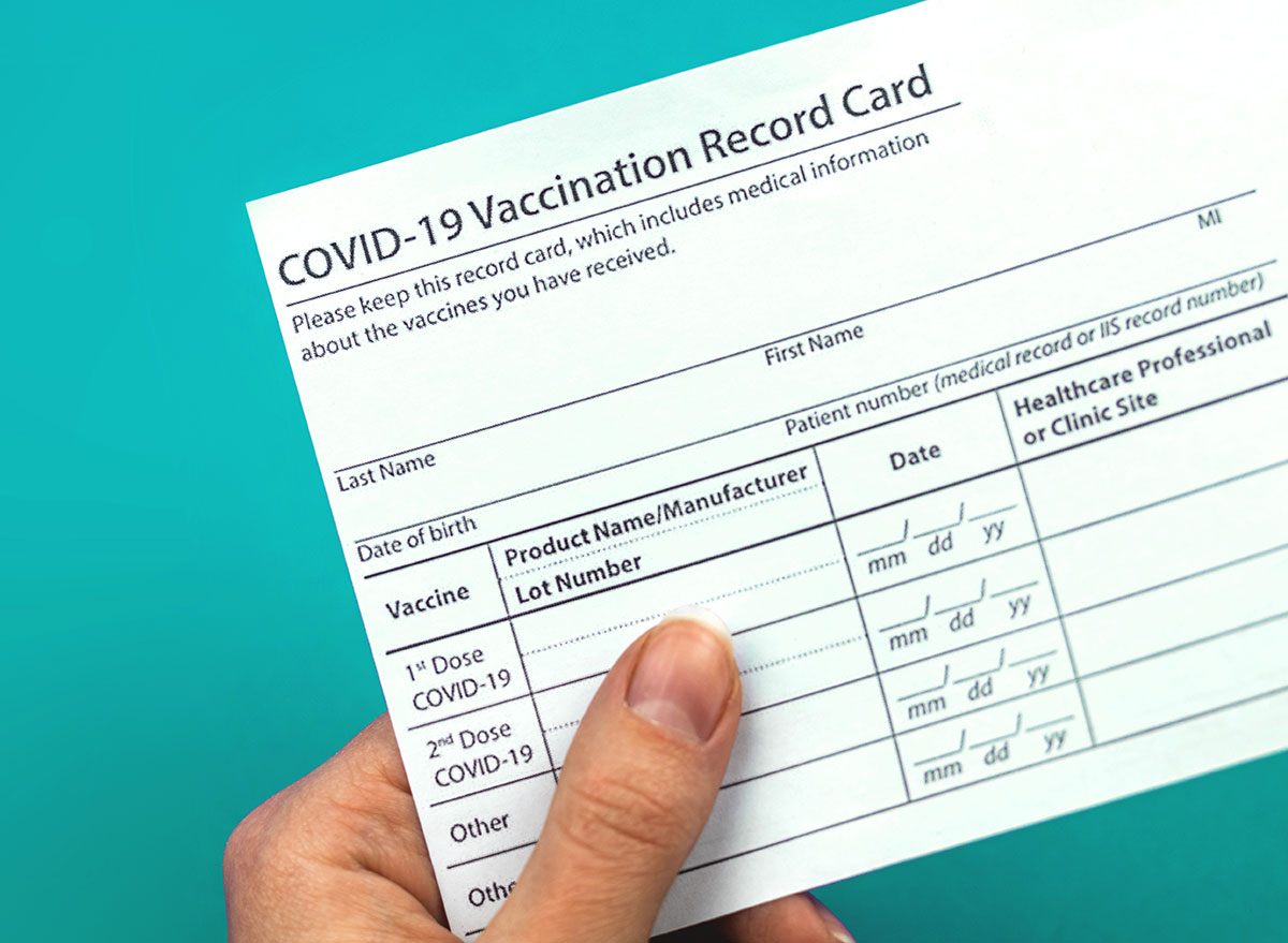 covid vaccination card