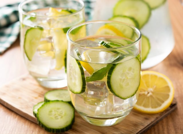 cucumber water