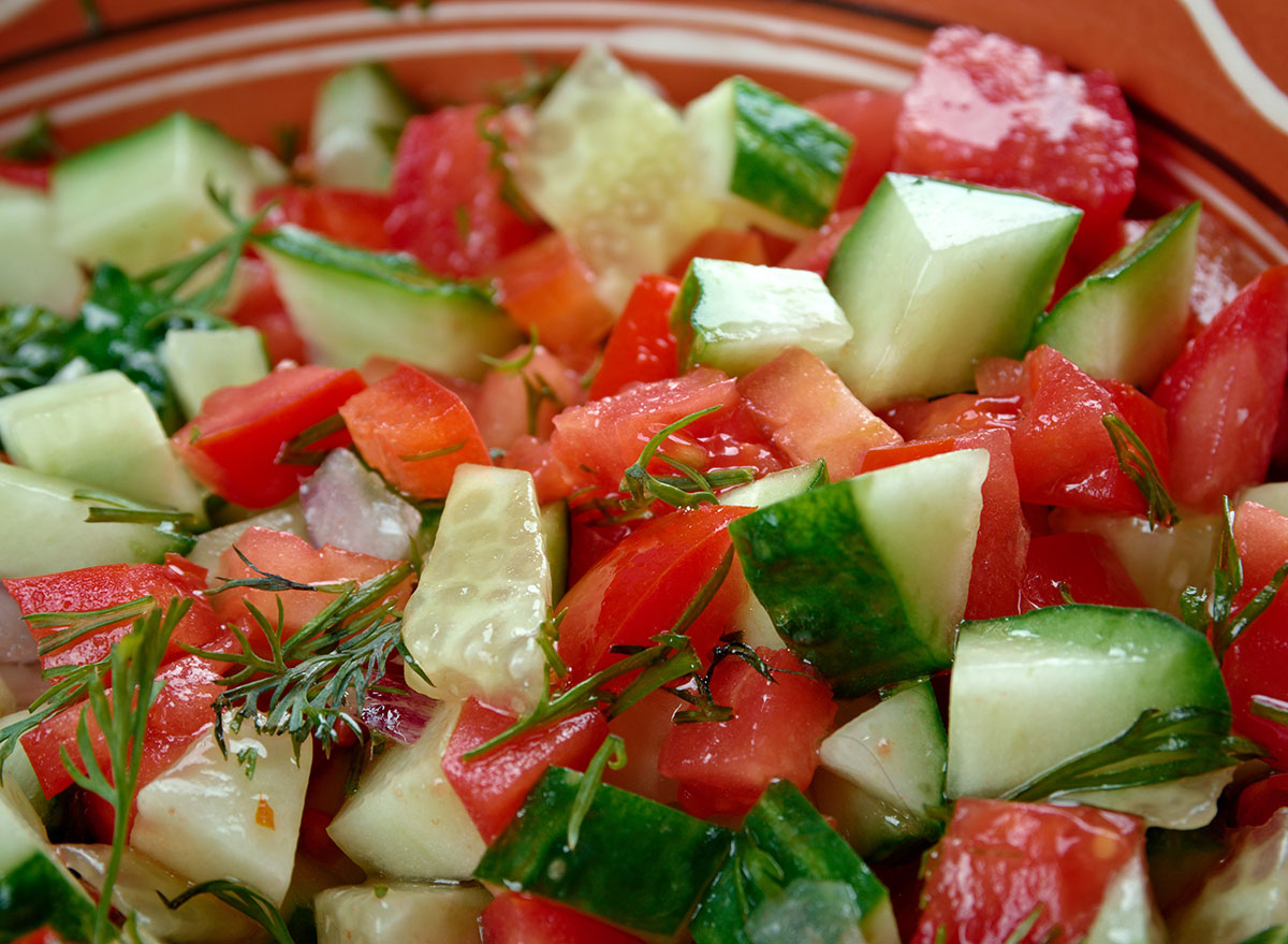 cucumber tomato salad
