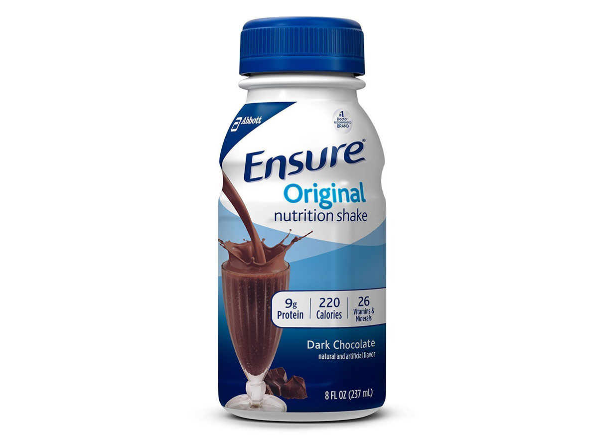 ensure nutrition shake dark chocolate