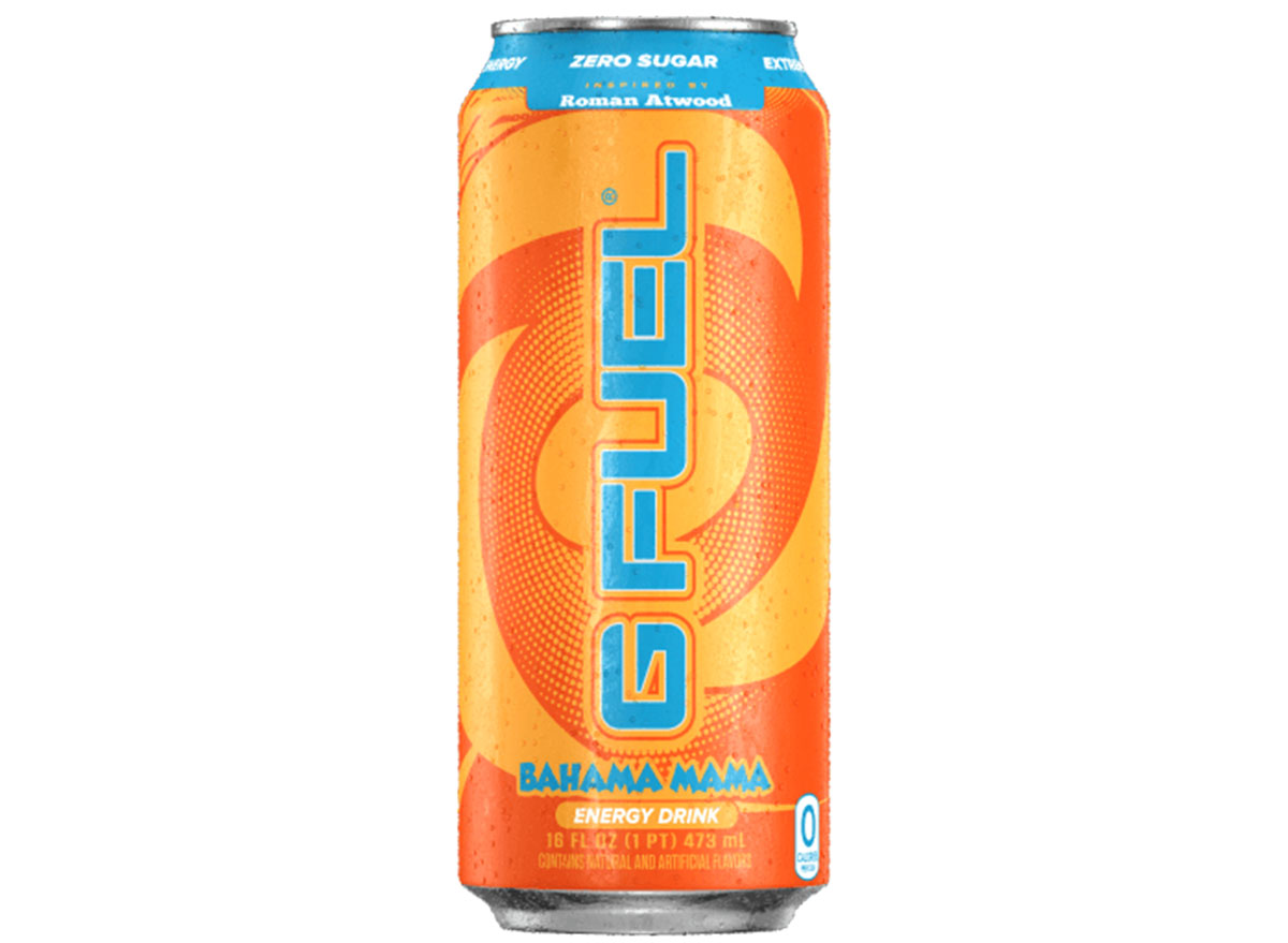 g fuel bahama mama sugar free energy drink