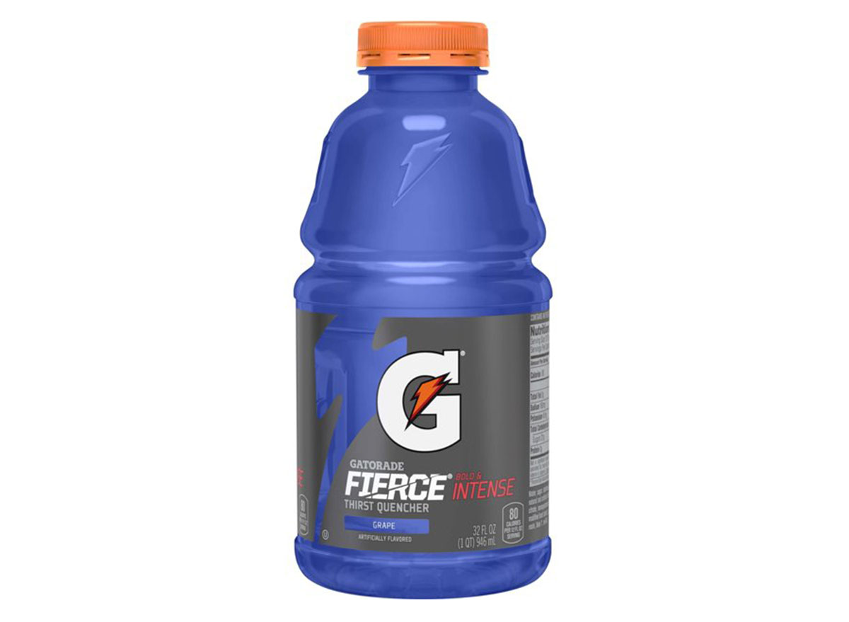 gatorade fierce thirst quencher sports drink grape