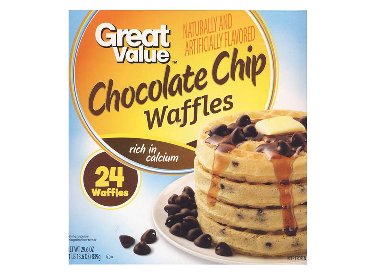 great value chocolate chip waffles