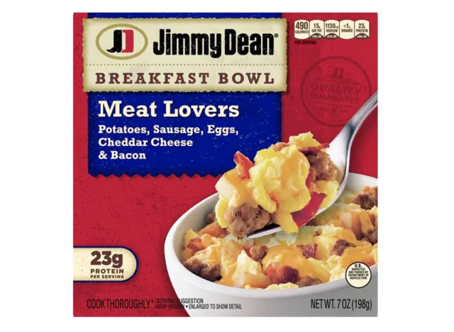 jimmy dean frozen meat lovers breakfast bowl