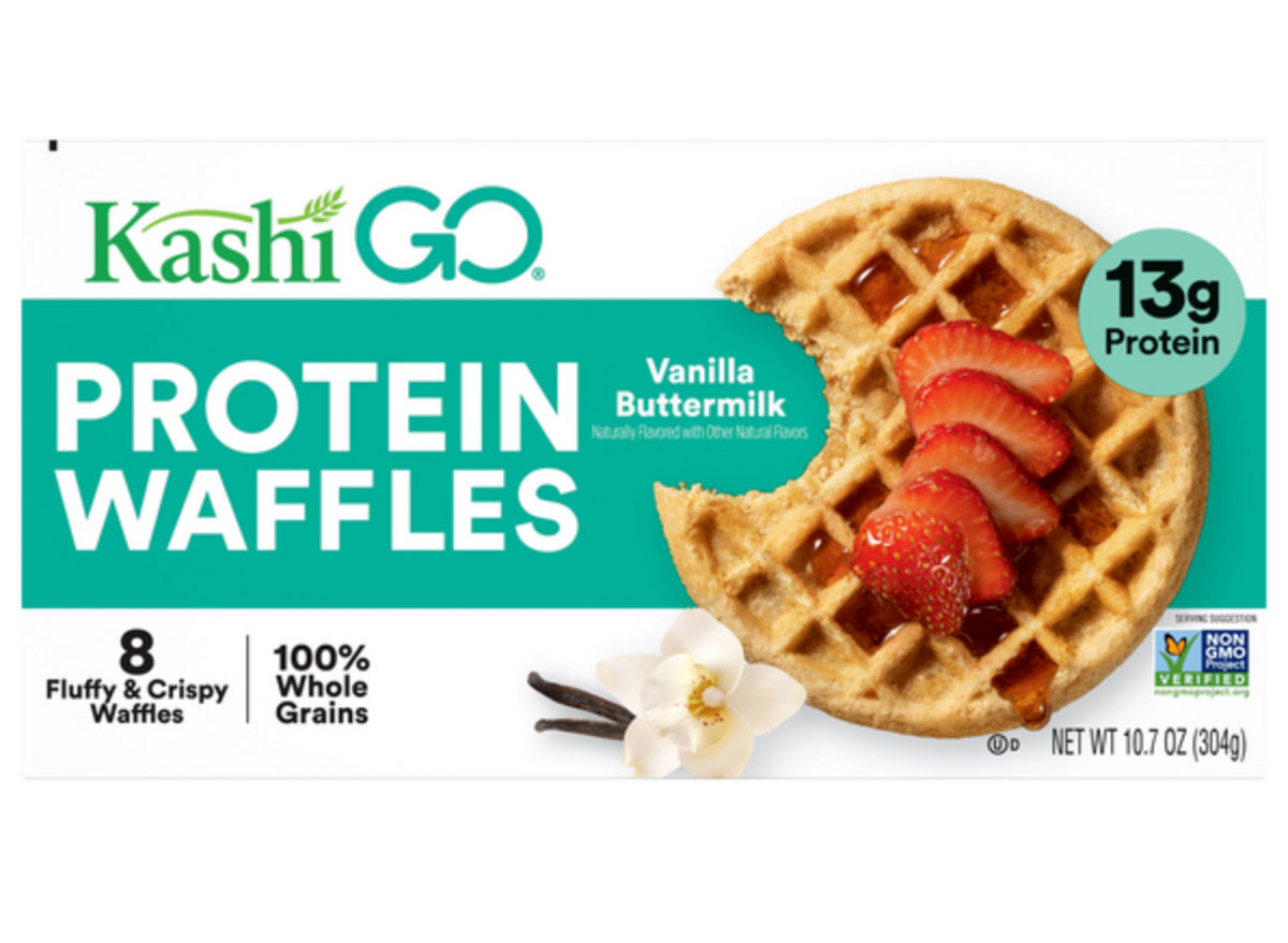 kashi go protein waffles vanilla buttermilk