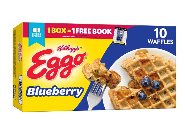 kelloggs eggo blueberry frozen waffles