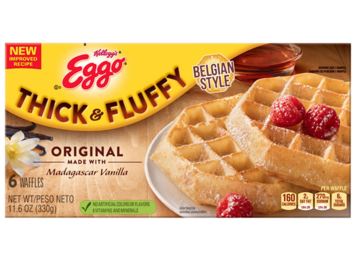 kelloggs eggo thick fluffy original waffles